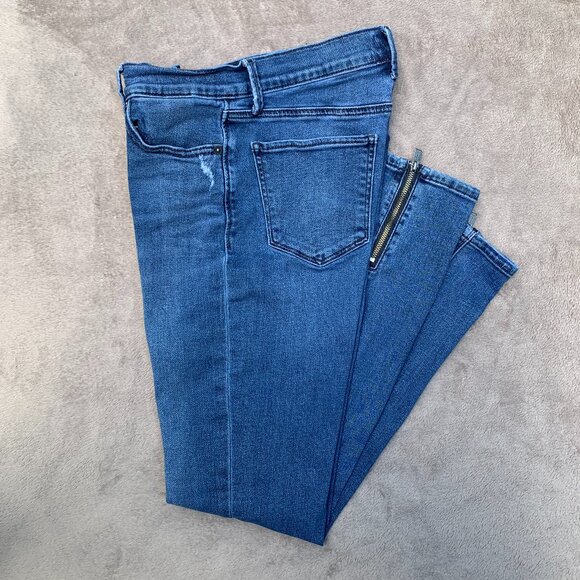 Lucky Brand Brooke Legging Skinny Zippered Ankle Mid Rise Jeans Sz6 - Picture 3 of 16